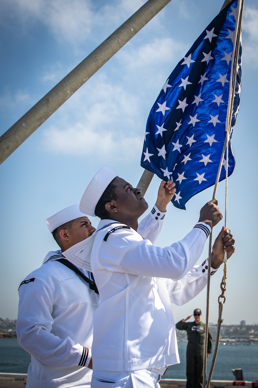 Nimitz Sailors Shift Colors