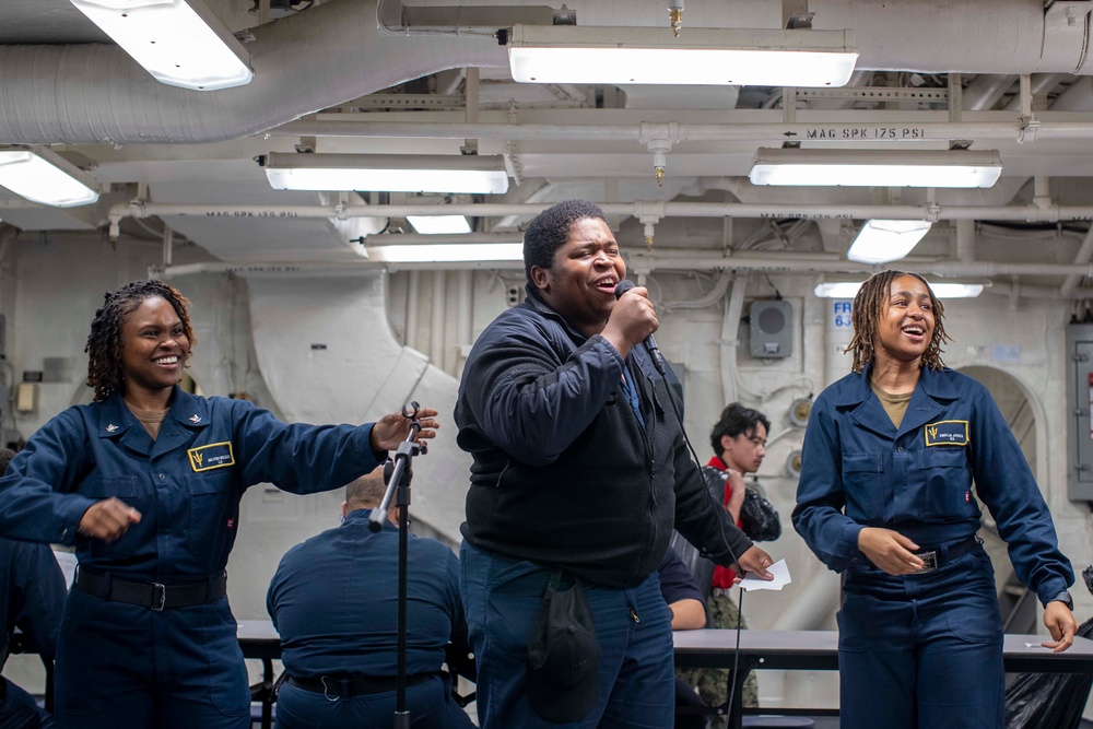 MWR Karaoke Aboard USS Tripoli