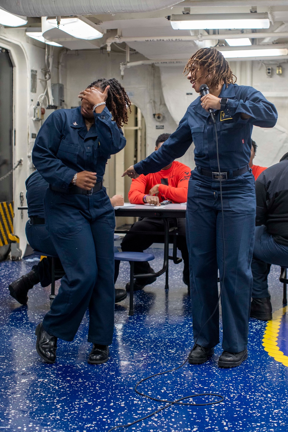 MWR Karaoke Aboard USS Tripoli