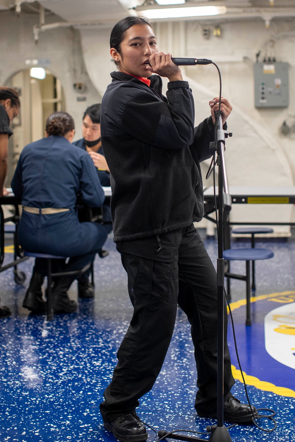 MWR Karaoke Aboard USS Tripoli