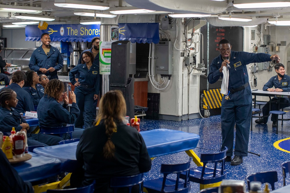 MWR Karaoke Aboard USS Tripoli