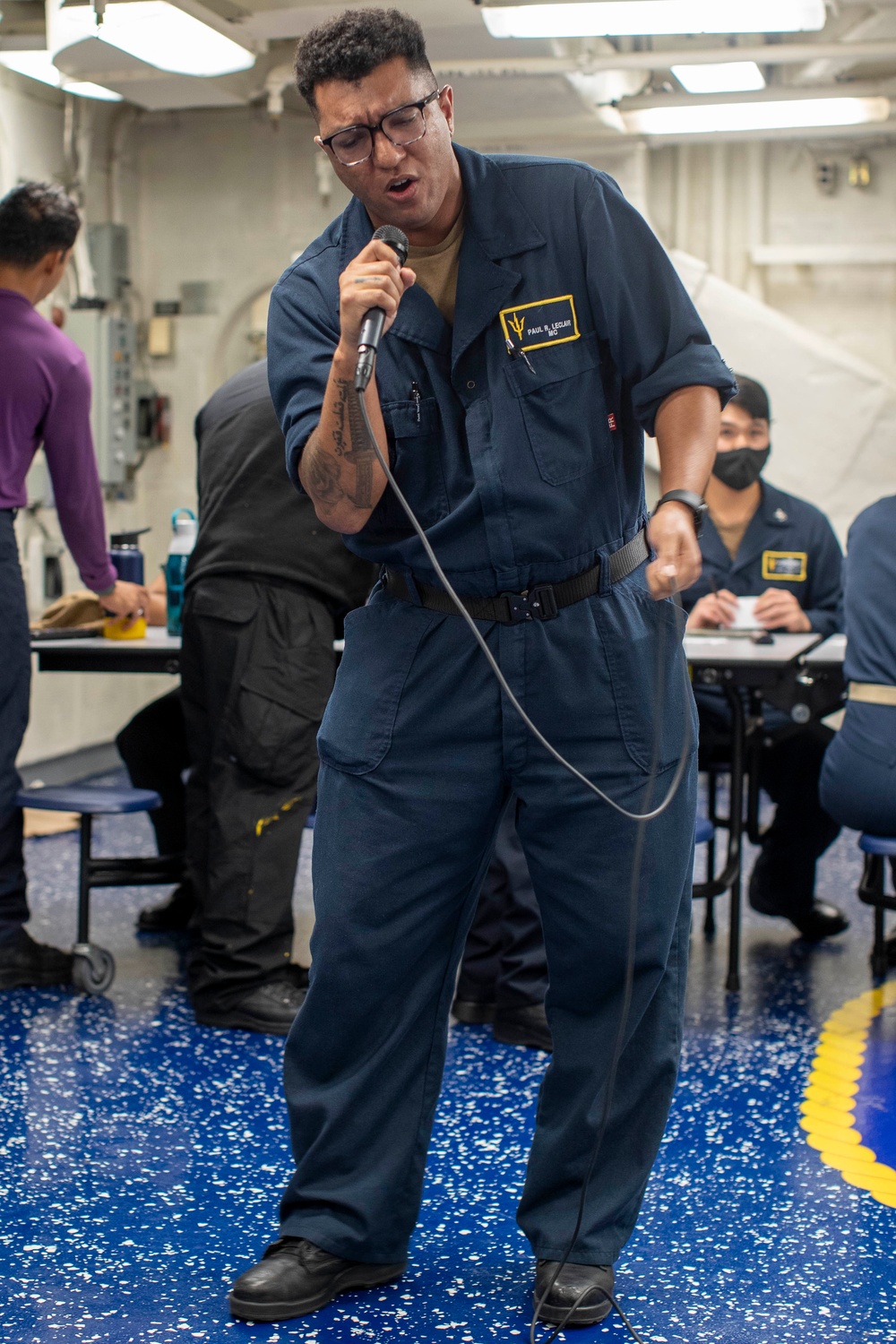 MWR Karaoke Aboard USS Tripoli