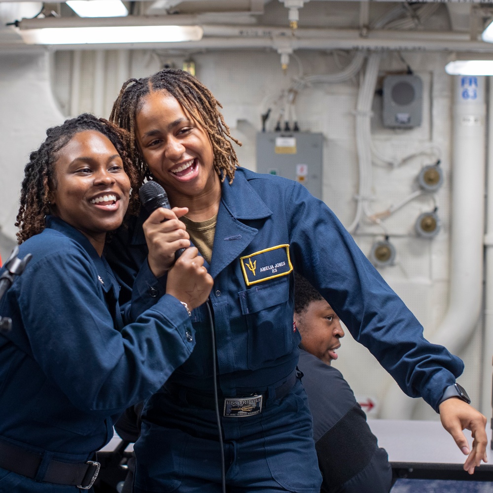 MWR Karaoke Aboard USS Tripoli