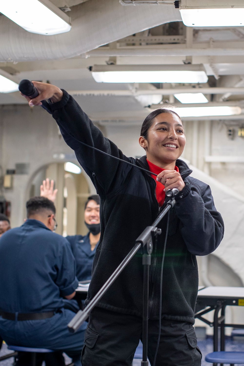 MWR Karaoke Aboard USS Tripoli