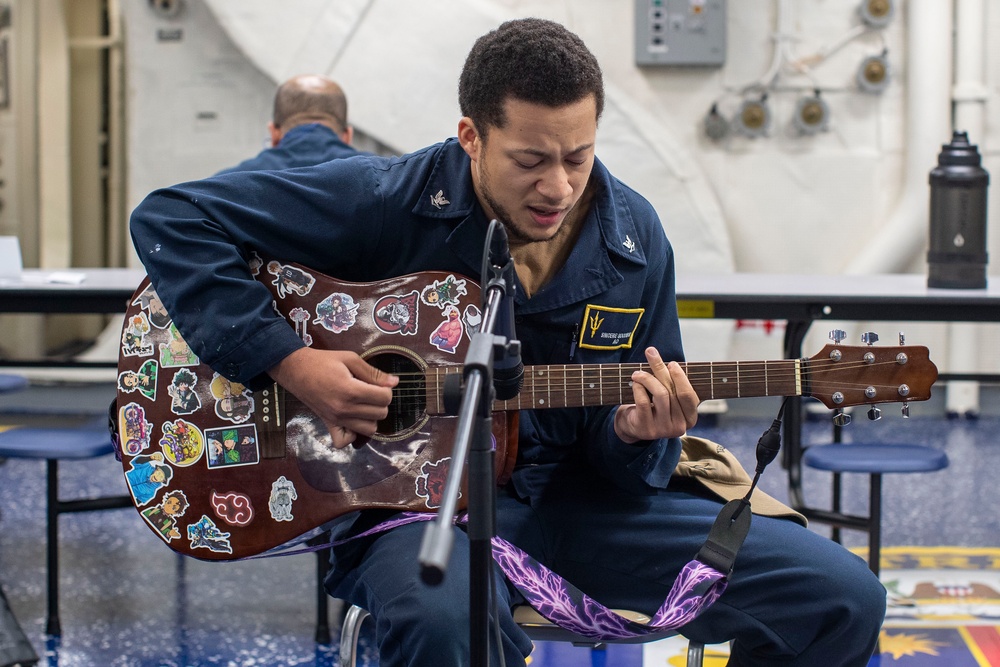 MWR Karaoke Aboard USS Tripoli