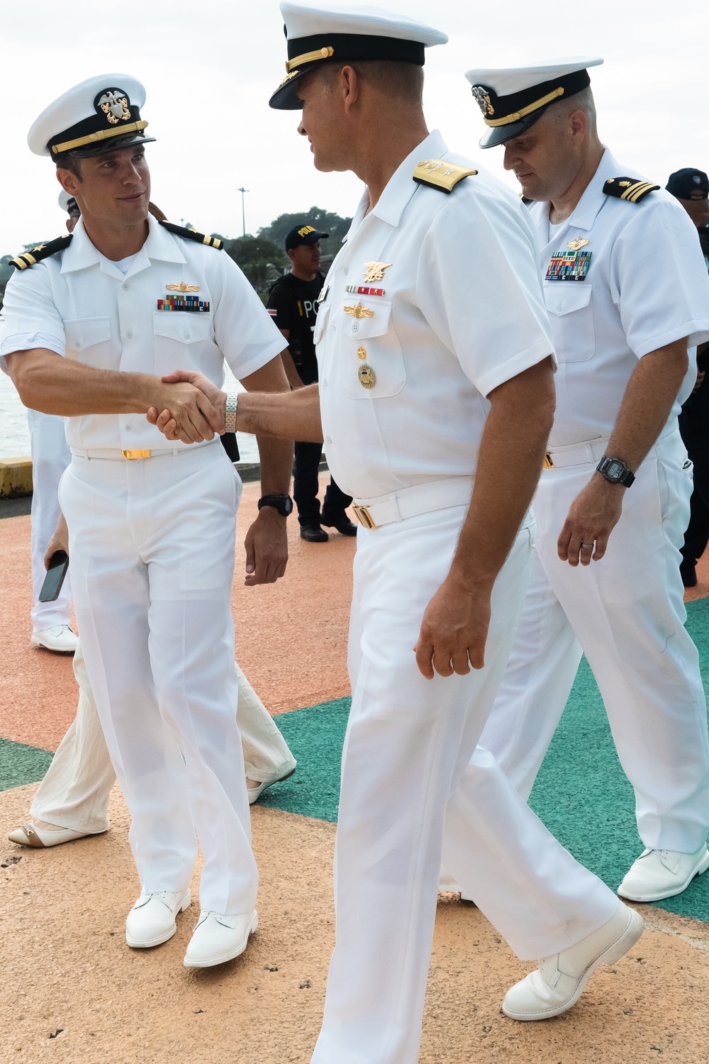 U.S. Navy Joint Interagency Task Force - South Deputy Commander Rear Adm. Joshua Lasky visits Limón, Costa Rica for Continuing Promise 2024