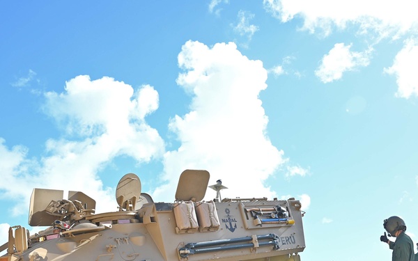 LCAC's Peruvian Navy Vehicle(LAV)transport training