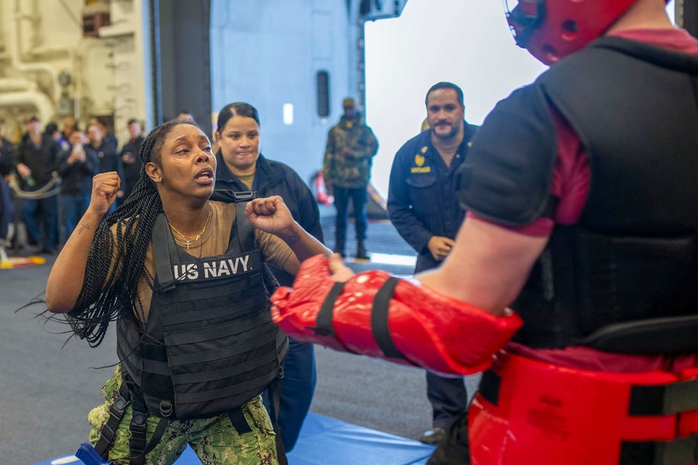 Non-Lethal Weapons Certification Aboard USS Tripoli