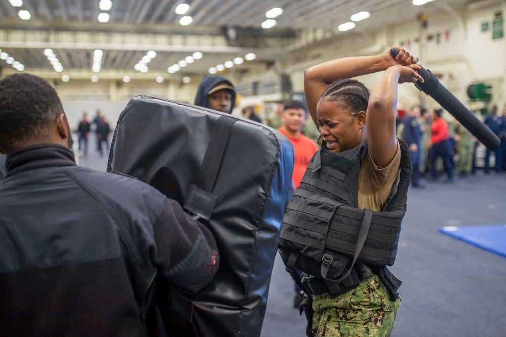 Non-Lethal Weapons Certification Aboard USS Tripoli