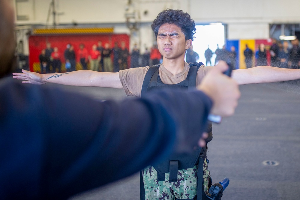 Non-Lethal Weapons Certification Aboard USS Tripoli