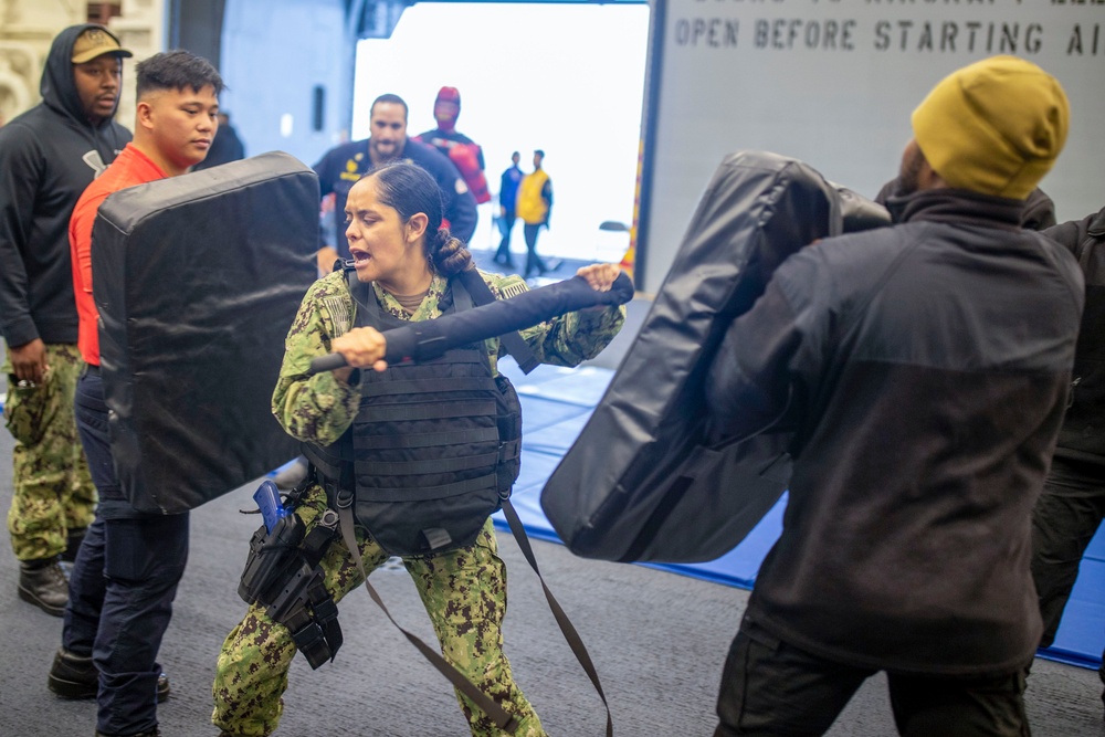 Non-Lethal Weapons Certification Aboard USS Tripoli