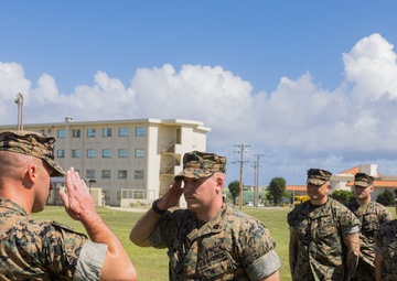 Gunnery Sgt. Ferguson receives Navy and Marine Corps Commendation Medal