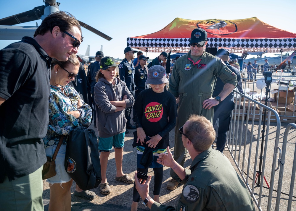 USAF shows commitment, strength at RAAF Open Day for Exercise Pitch Black 2024