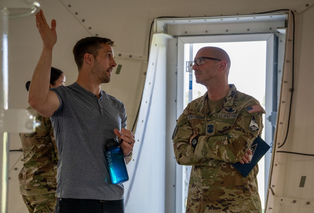 Chief Master Sgt. of the Space Force visits RAF Feltwell