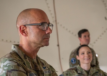 Chief Master Sgt. of the Space Force visits RAF Feltwell