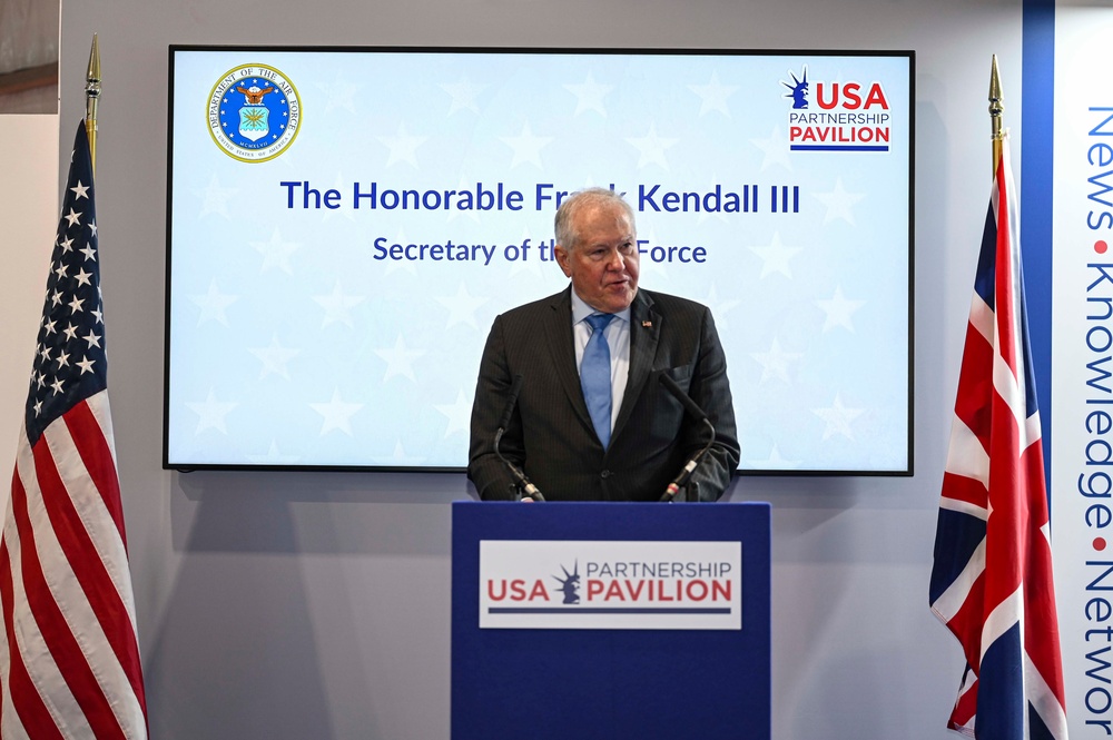 SECAF attends Farnborough International Airshow 2024