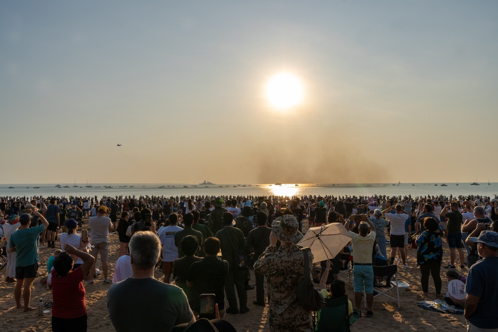 MRF-D 24.3 participates in Mindil Beach Flying Display