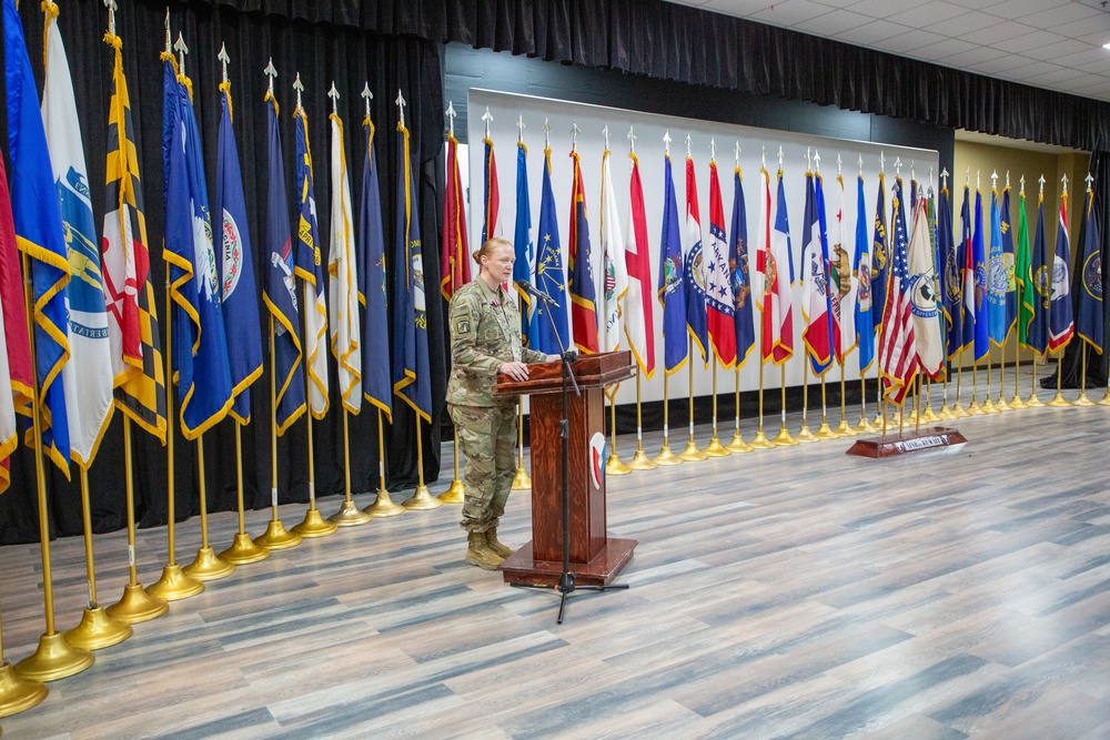 401st AFSBn-Kuwait Change of Command