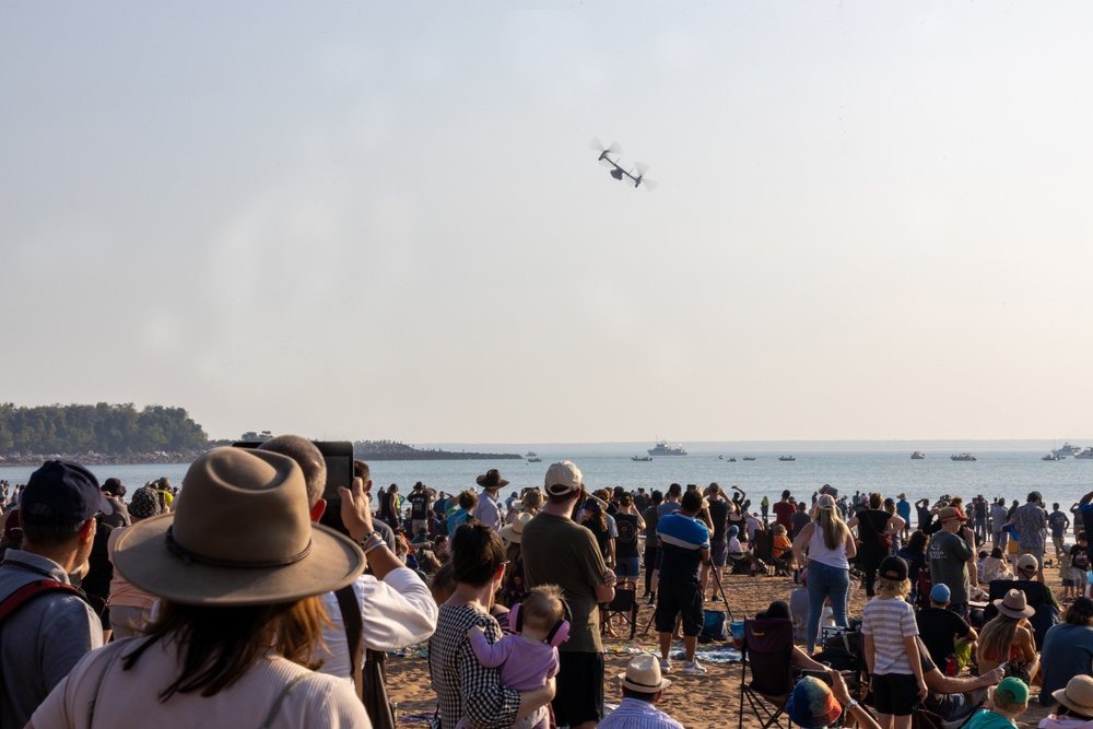 MRF-D 24.3 participates in Mindil Beach Flying Display