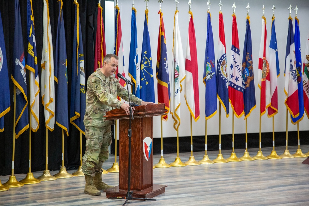 401st AFSBn-Kuwait Change of Command