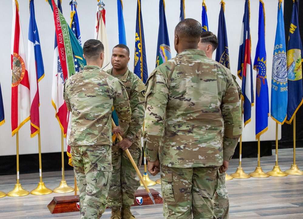 401st AFSBn-Kuwait Change of Command