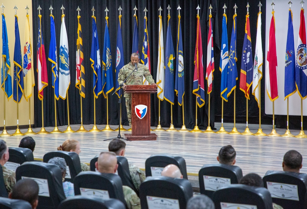 401st AFSBn-Kuwait Change of Command