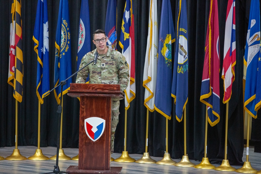 401st AFSBn-Kuwait Change of Command