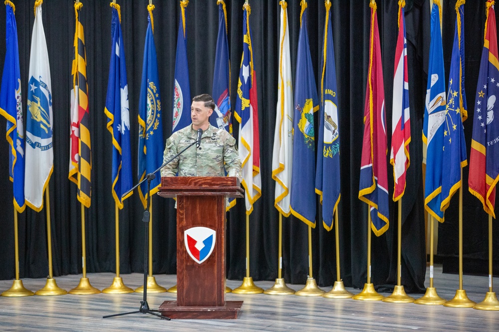 401st AFSBn-Kuwait Change of Command