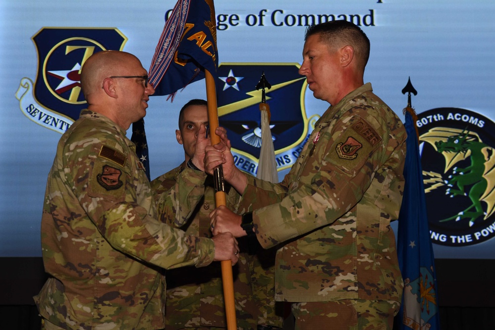 607 ACOMS hosts change of command 2024