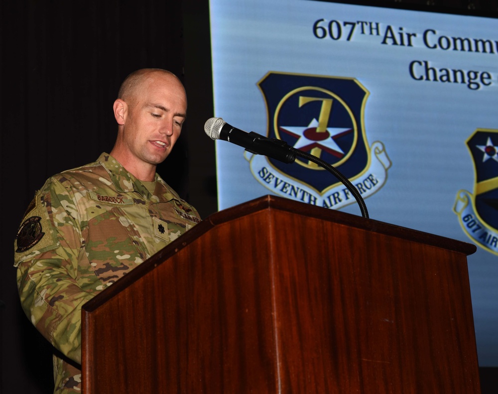 607 ACOMS hosts change of command 2024