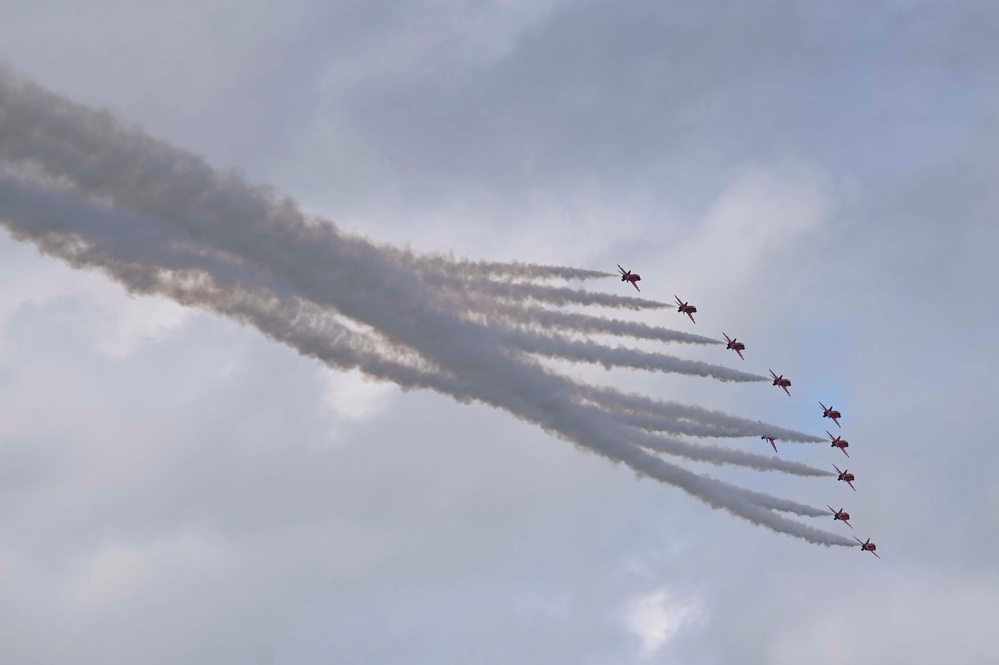 First Day Flyovers at Farnborough International Airshow 2024