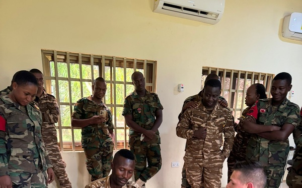 From 8 May to 31 May a veterinarian and an animal care specialist from Public Health Command Europe supported the three week-long medical readiness exercise in Accra, Ghana.