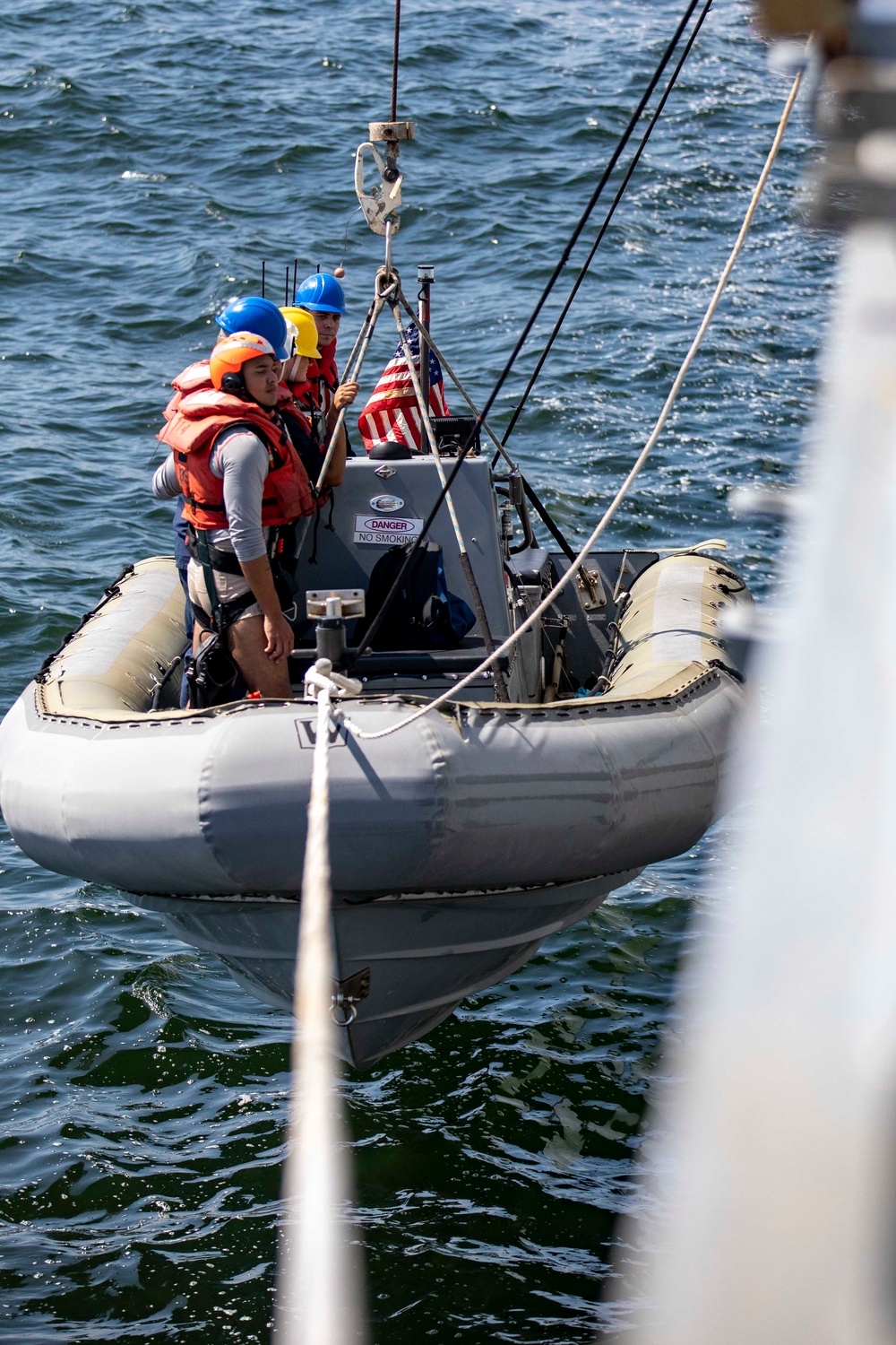 USS Ralph Johnson Conducts Boat Ops