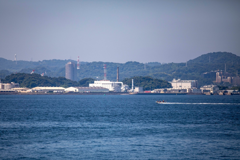 USS Ralph Johnson Conducts Boat Ops