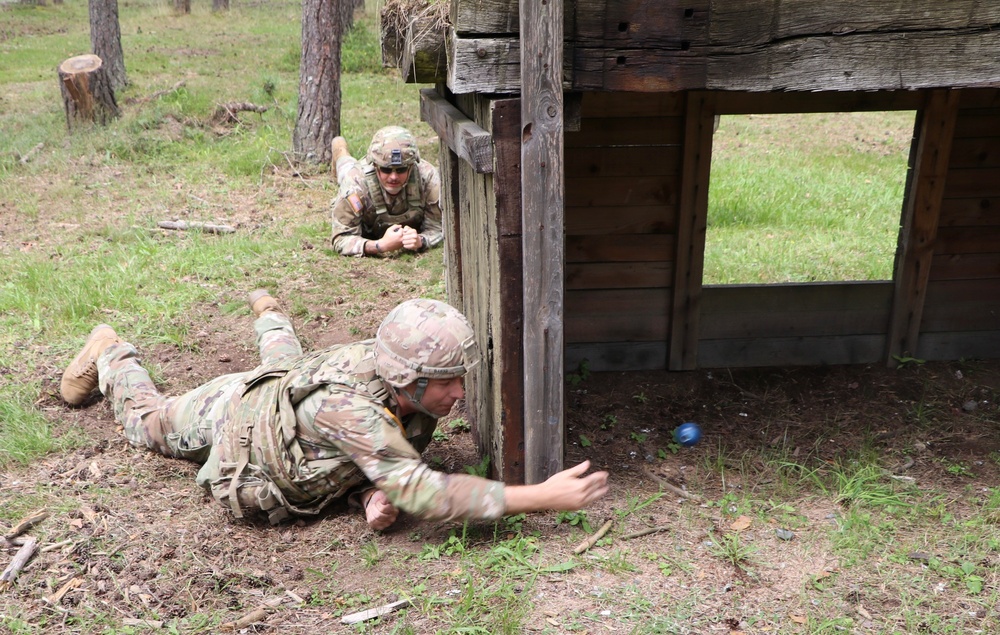 Delta Battery, 5th Battalion, 4th Air Defense Artillery Regiment grenade range qualification.