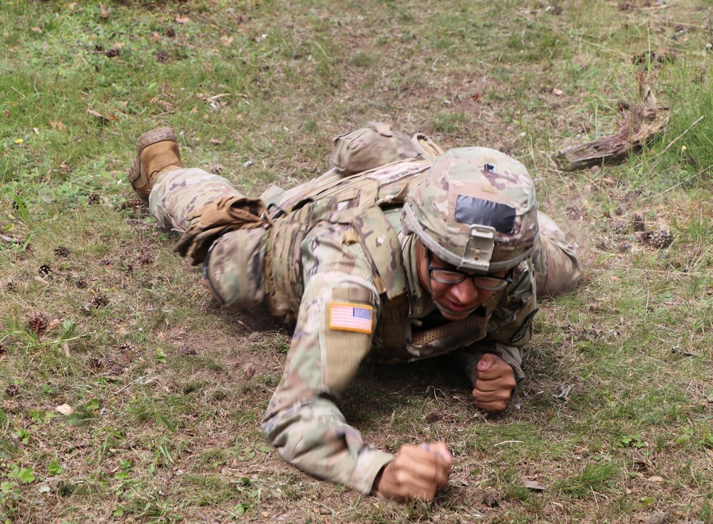 Delta Battery, 5th Battalion, 4th Air Defense Artillery Regiment grenade range qualification.