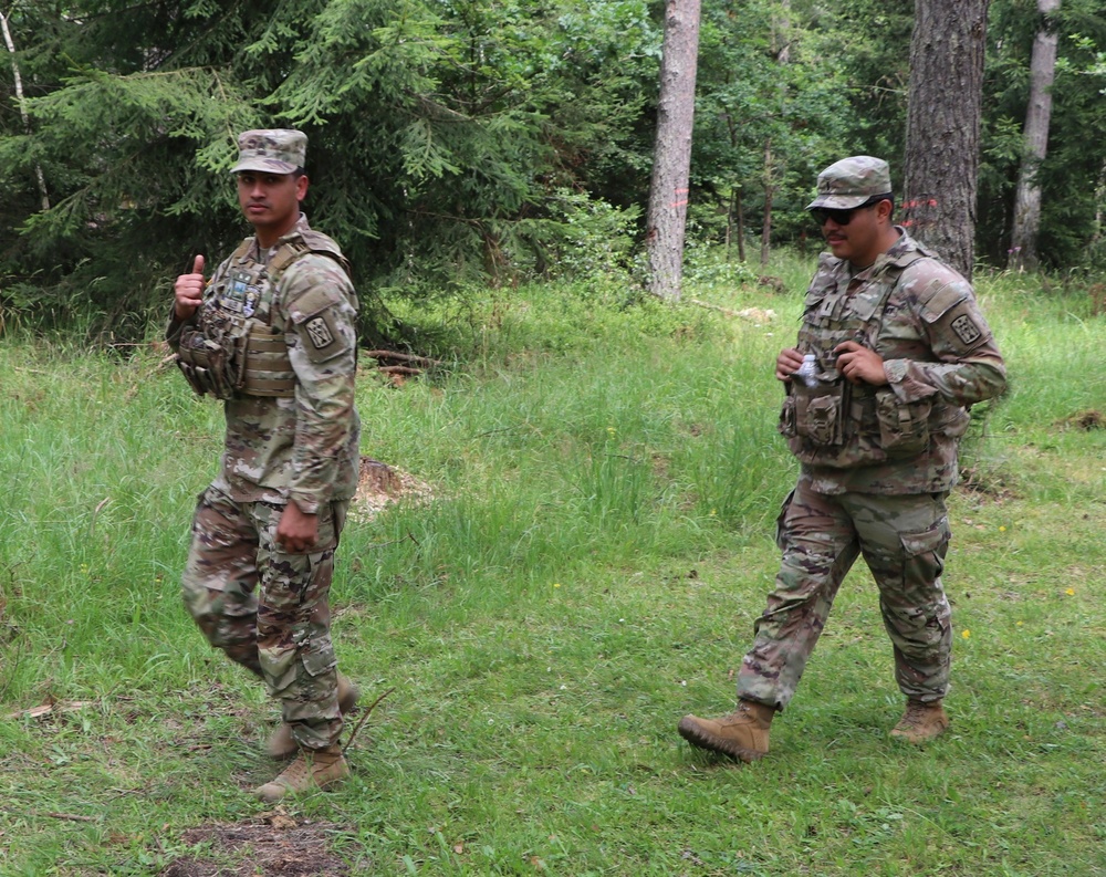 Delta Battery, 5th Battalion, 4th Air Defense Artillery Regiment grenade range qualification.