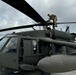 UH-60 Black Hawk Crew Chief Represents the 12th Combat Aviation Brigade at the Farnborough International Airshow