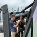 UH-60 Black Hawk Crew Chief Represents the 12th Combat Aviation Brigade at the Farnborough International Airshow