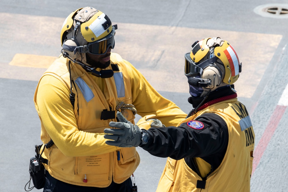 Flight Deck Qualifications Aboard USS Tripoli