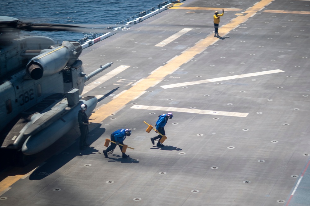 Flight Deck Qualifications Aboard USS Tripoli