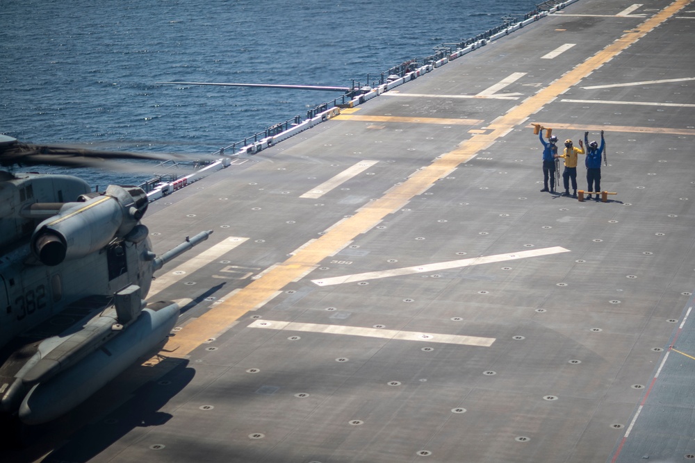 Flight Deck Qualifications Aboard USS Tripoli