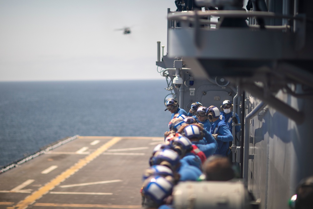 Flight Deck Qualifications Aboard USS Tripoli