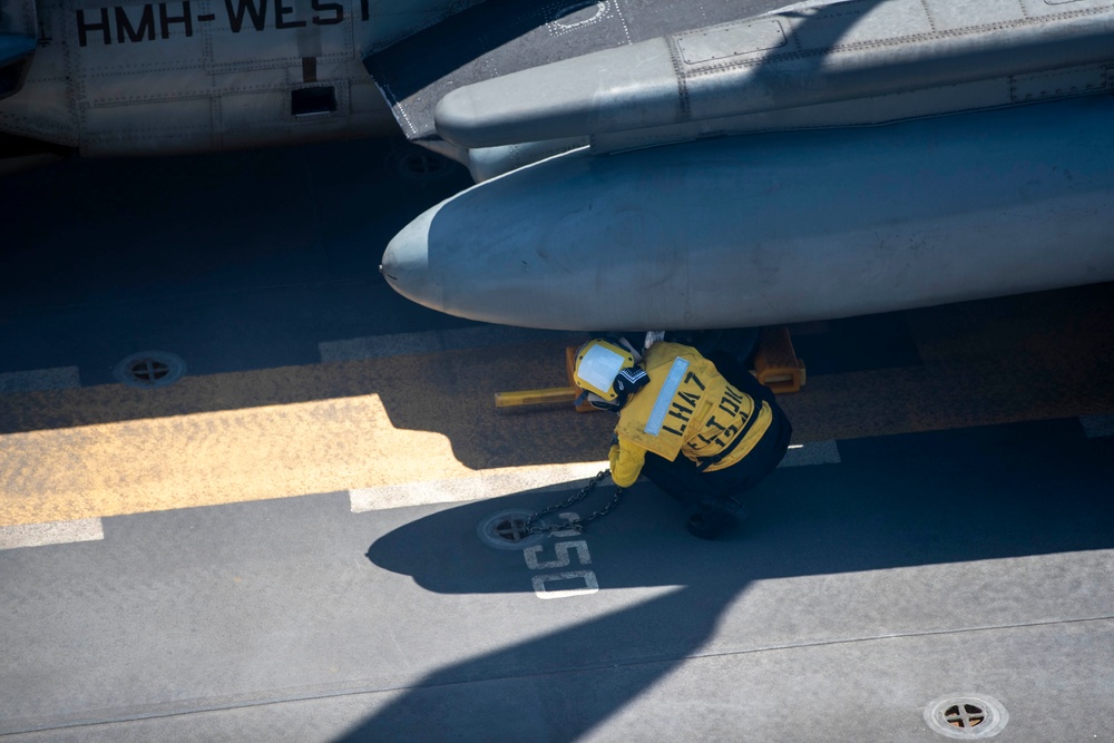 Flight Deck Qualifications Aboard USS Tripoli