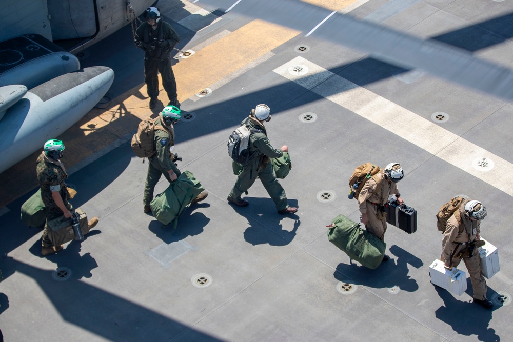 Flight Deck Qualifications Aboard USS Tripoli