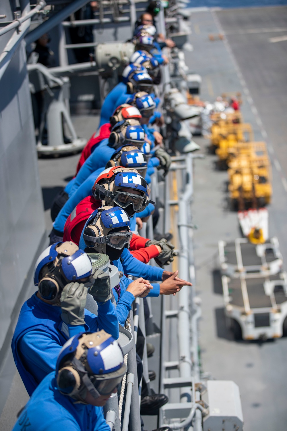 Flight Deck Qualifications Aboard USS Tripoli