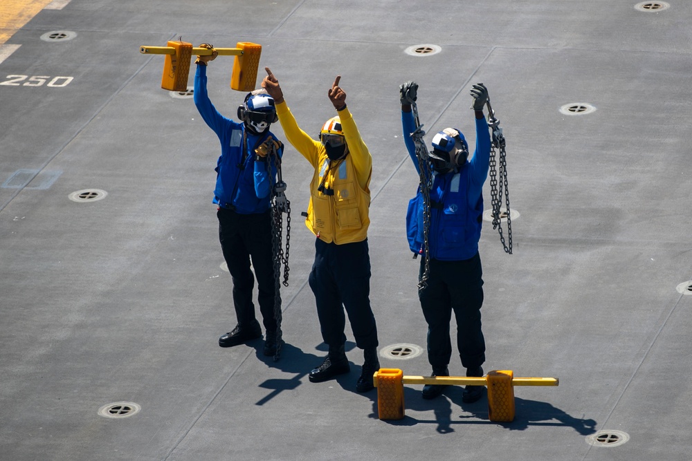 Flight Deck Qualifications Aboard USS Tripoli