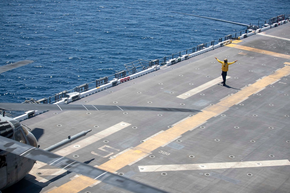 Flight Deck Qualifications Aboard USS Tripoli