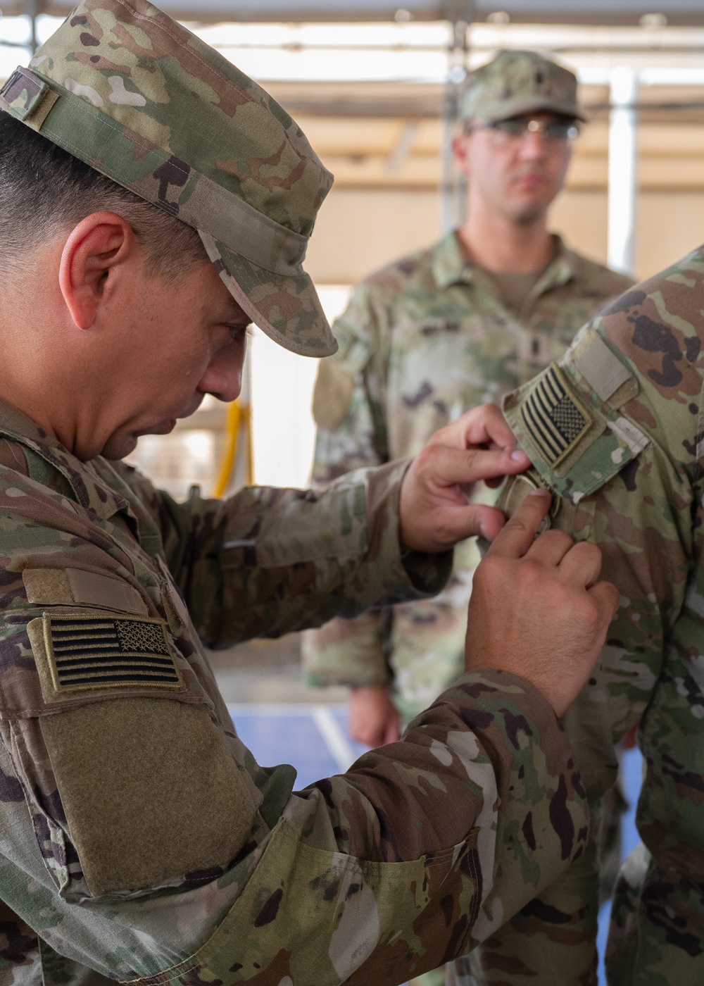 Army Combat Patch Ceremony