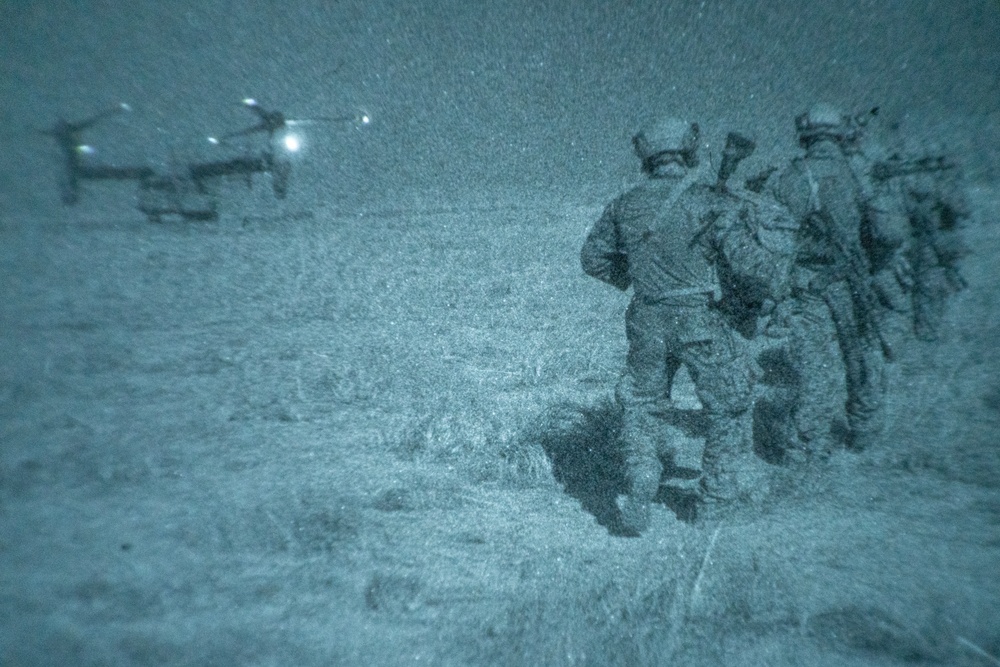 MRF-D 24.3: STA platoon inserts via MV-22B Osprey during Exercise Predator’s Run 24